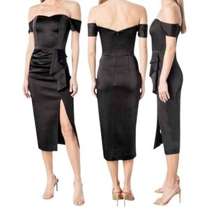 Dress The population Alani Black Tie cocktail Dress special occasion party dress